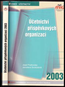 Účetnictví příspěvkových organizací 2003