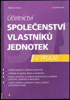 Martin Durec: Účetnictví společenství vlastníků jednotek