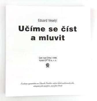 Eduard Veselý: Učíme se číst a mluvit