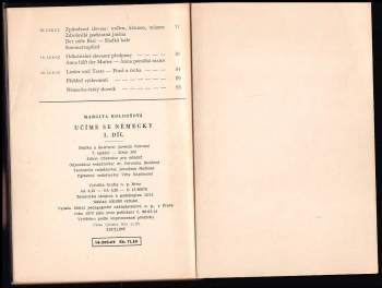 Margita Holdošová: Učíme se německy