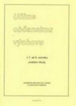 Učíme občanskou výchovu v 7. až 9. ročníku zvláštní školy