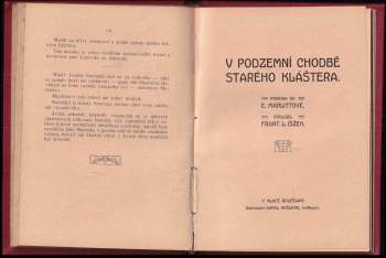 Eugenie Marlitt: Učitelova Mařenka