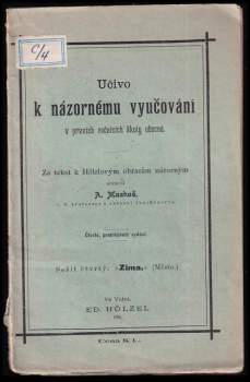 Učivo k názornému vyučování v prvních ročnících školy obecné
