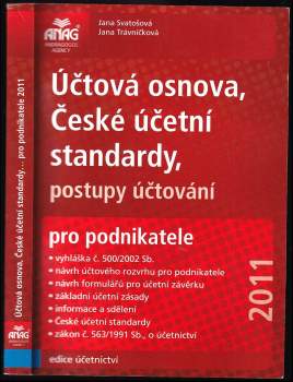 Účtová osnova, České účetní standardy, postupy účtování pro podnikatele 2011