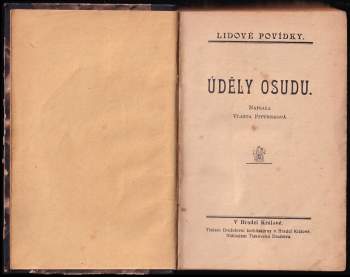 Vlasta Pittnerová: Úděly osudu