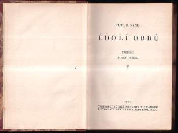 Peter B Kyne: Údolí obrů