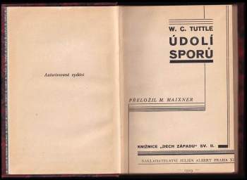 W. C Tuttle: Údolí sporů
