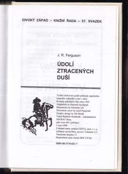 James Reed Ferguson: Údolí ztracených duší