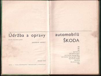 Jaroslav Andrt: Údržba a opravy automobilů Škoda
