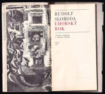 Rudolf Sloboda: Uhorský rok