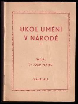 Úkol umění v národě