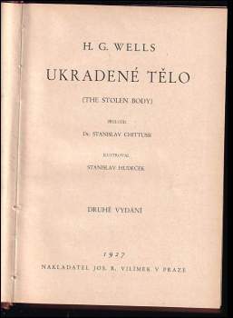 H. G Wells: Ukradené tělo