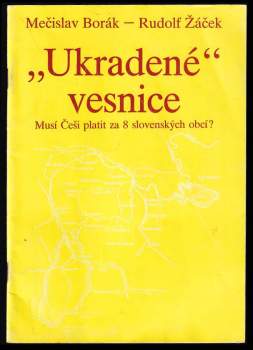 Rudolf Žáček: "Ukradené" vesnice