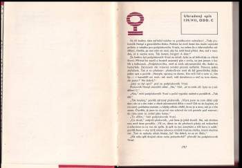Karel Čapek: Ukradený spis 139/VII, odd. C