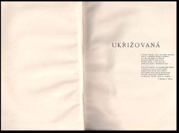 Jakub Arbes: Ukřižovaná