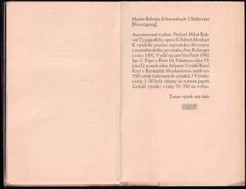 Martin Beheim-Schwarzbach: Ukřižování