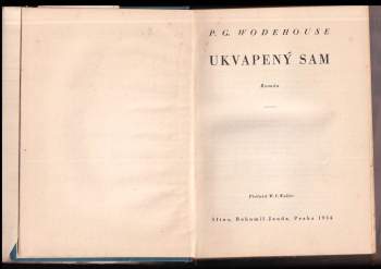 P. G Wodehouse: Ukvapený Sam