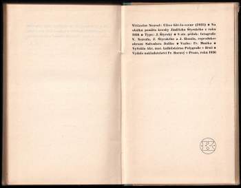 Vítězslav Nezval: Ulice Gît-le-coeur