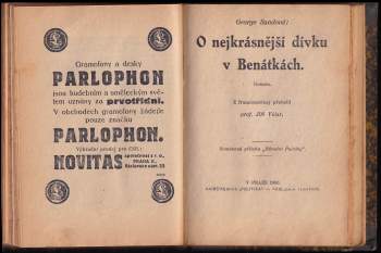 George Sand: Ulička zločinů + O nejkrásnější dívku v Benátkách