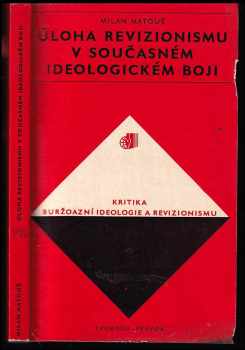 Úloha revizionismu v současném ideologickém boji