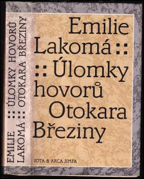 Otokar Březina: Úlomky hovorů Otokara Březiny