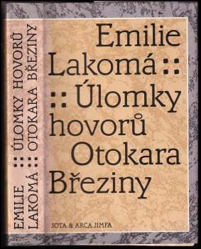 Otokar Březina: Úlomky hovorů Otokara Březiny