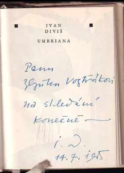 Ivan Diviš: Umbriana