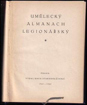 Zdeněk Němeček: Umělecký almanach legionářský