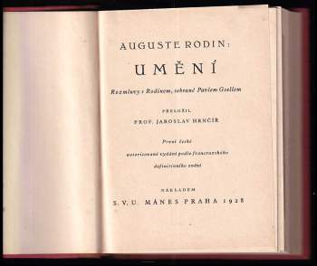 Auguste Rodin: Umění