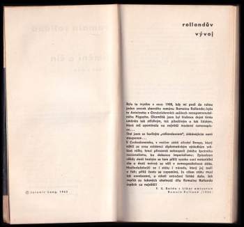 Romain Rolland: Umění a čin