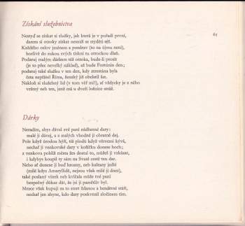 Ovidius: Umění milovati