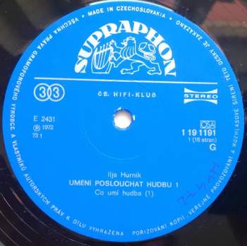 Ilja Hurník: Umění Poslouchat Hudbu (8xLP+BOX+BOOKLET)