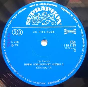 Ilja Hurník: Umění Poslouchat Hudbu (8xLP+BOX+BOOKLET)