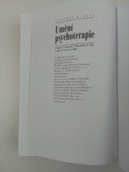Jeffrey K Zeig: Umění psychoterapie