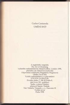 Carlos Castaneda: Umění snít