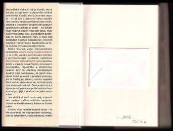 Robin Sharma,: Umění vést
