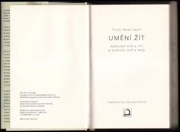 Nhất Hạnh: Umění žít