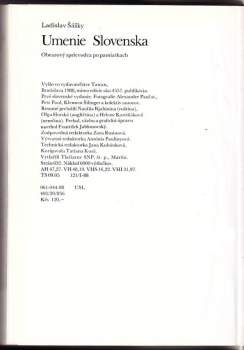 Ladislav Šášky: Umenie Slovenska
