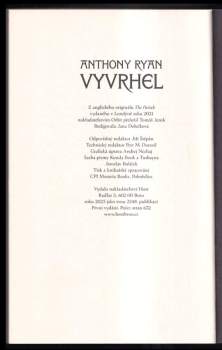 Anthony Ryan: Úmluva oceli