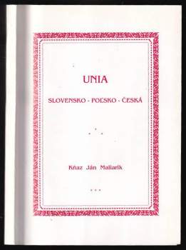 Unia slovensko- poľsko-česká