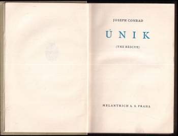 Joseph Conrad: Únik