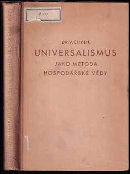 Universalismus jako metoda hospodářské vědy