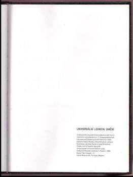 Marianne Bernhard: Universální lexikon umění