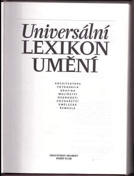 Marianne Bernhard: Universální lexikon umění