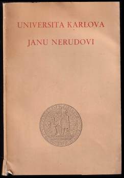 Universita Karlova Janu Nerudovi