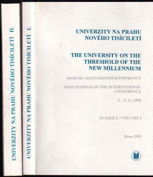 Univerzity na prahu nového tisíciletí