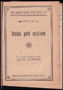 Léon Clifton: Únos policejního řiditele