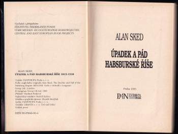 Alan Sked: Úpadek a pád habsburské říše