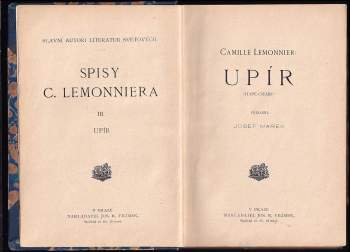 Camille Lemonnier: Upír