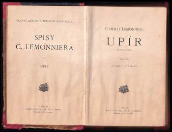 Camille Lemonnier: Upír
